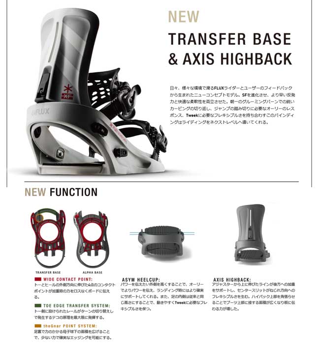 FLUX BINDINGS DS カラー BLACK 【フラックス ビンディング】【スノーボード バインディング 16-17】【日本正規品 送料無料】