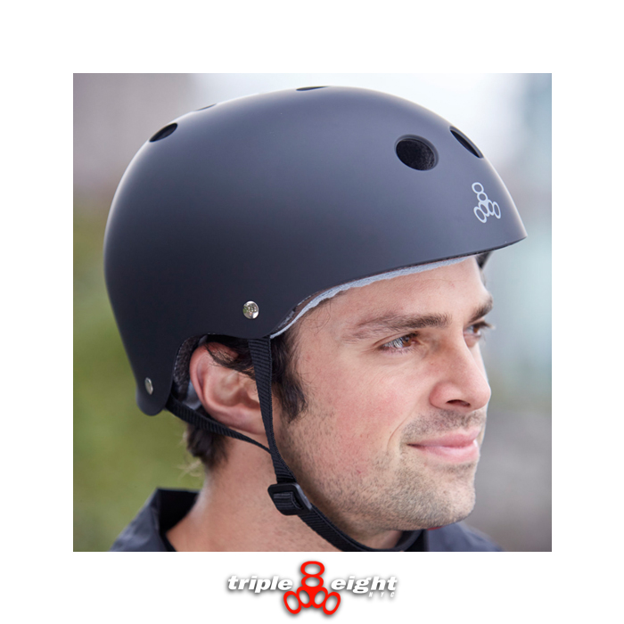 TRIPLE EIGHT ヘルメット THE CERTIFIED SWEATSAVER カラー CARBON RUBBER【日本正規品】