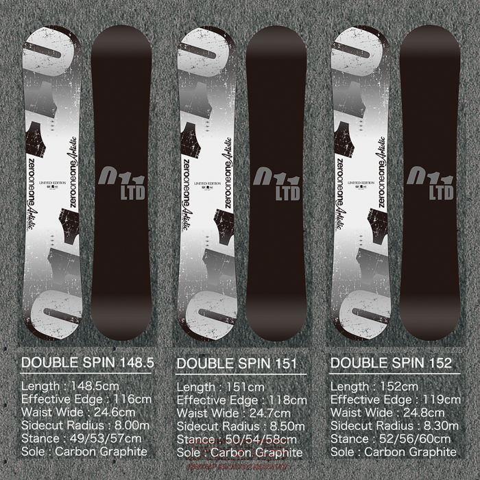 011 Artistic 18-19 DOUBLE SPIN LIMITED 148.5/151/152 日本正規
