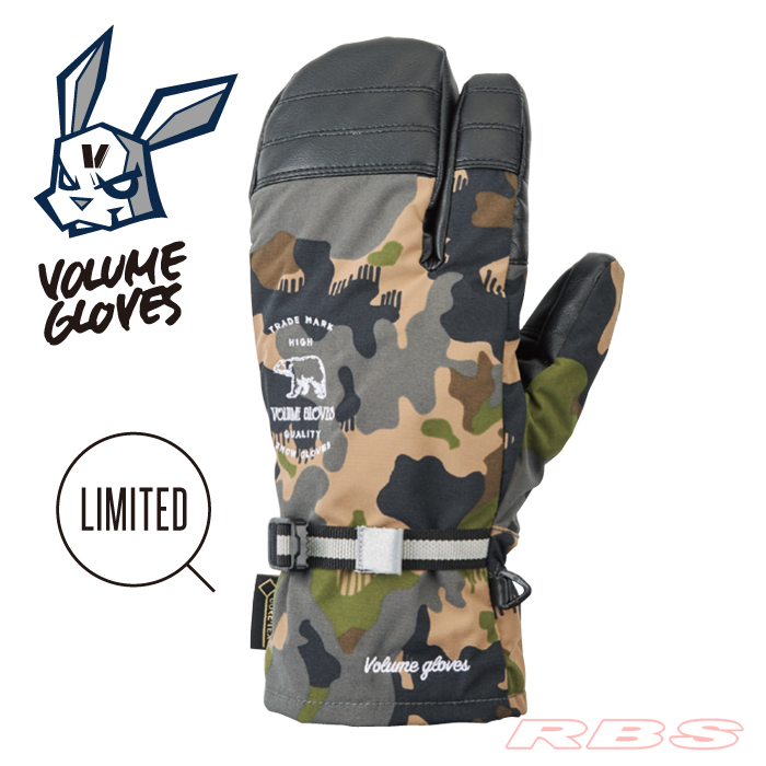 18-19 VOLUME GLOVES THREE KING CAMO