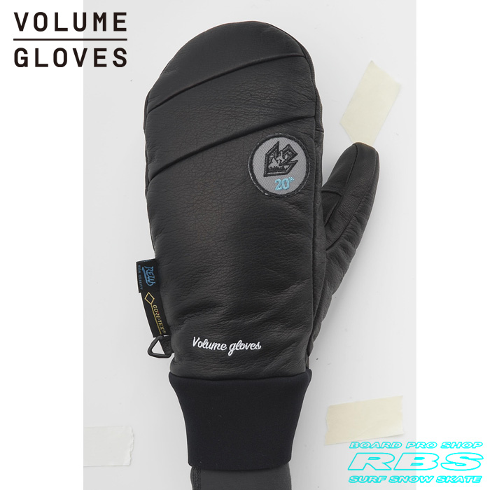 17-18 モデル VOLUME GLOVES KAMIKAZE カミカゼ BLACK LEATHER GORE-TEX ゴアテックス 【スノーボード グローブ】【ボリュームグローブ 2018】【日本正規品】