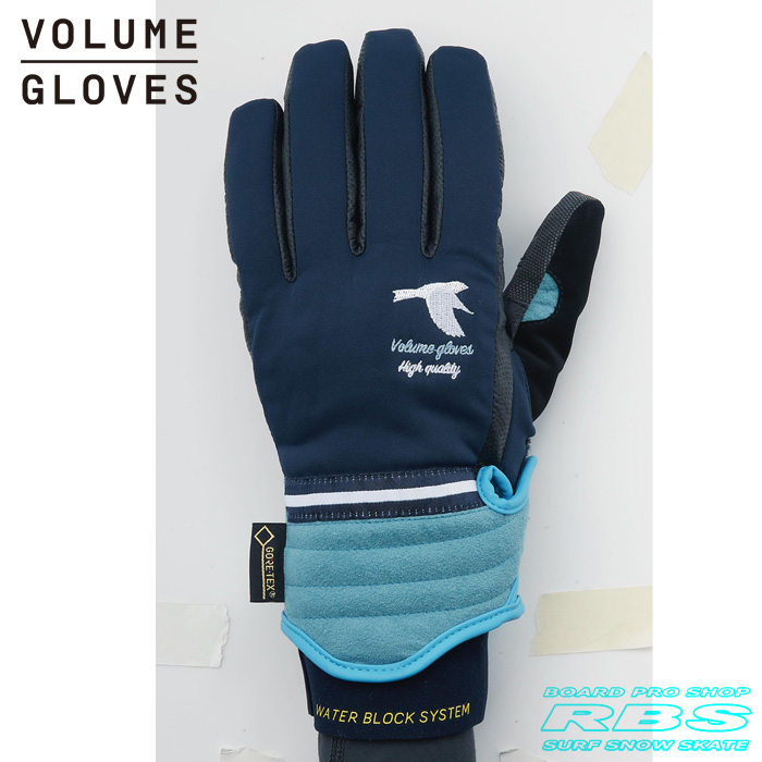 17-18 モデル VOLUME GLOVES MANIFESTO マニフェスト NAVY/L-BLUE GORE-TEX ゴアテックス 【スノーボード グローブ】【ボリュームグローブ 2018】【日本正規品】
