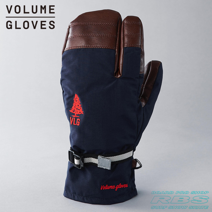17-18 モデル VOLUME GLOVES THREE KING スリーキング NAVY GORE-TEX ゴアテックス 【スノーボード グローブ】【ボリュームグローブ 2018】【日本正規品】