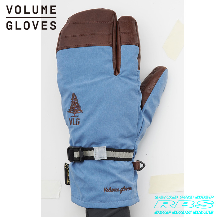 17-18 モデル VOLUME GLOVES THREE KING スリーキング CHAMBRAY GORE-TEX ゴアテックス 【スノーボード グローブ】【ボリュームグローブ 2018】【日本正規品】【予約商品】