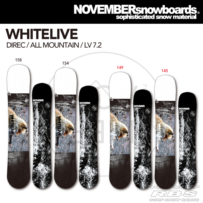 18-19 NOVEMBER (ノーベンバー) WHITELIVE 【送料無料・チューンナップ無料】【日本正規品 】