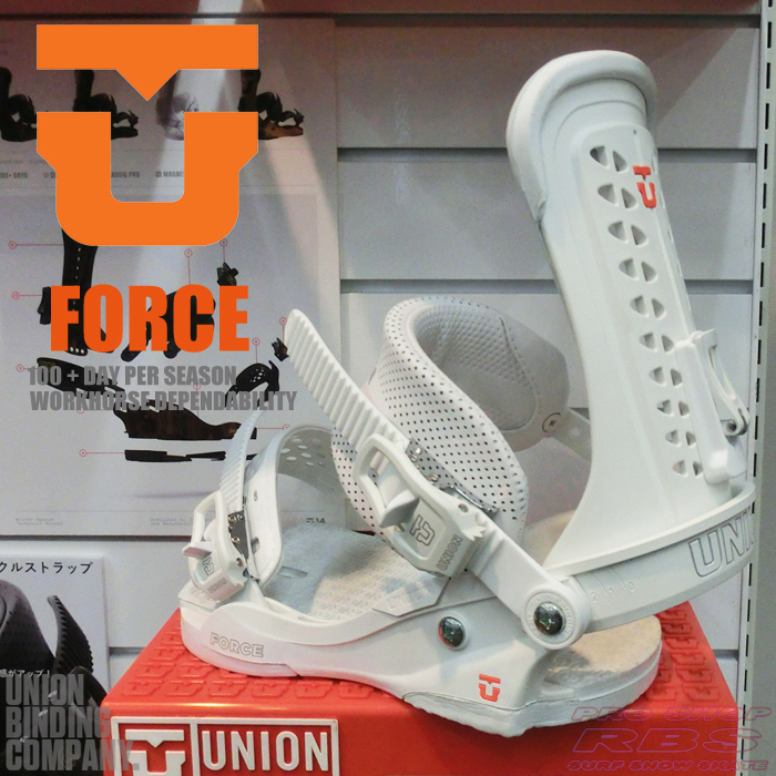 18-19 UNION BINDING FORCE WHITE ユニオン バインディング スノーボード ビンディング【日本正規品】【予約商品】