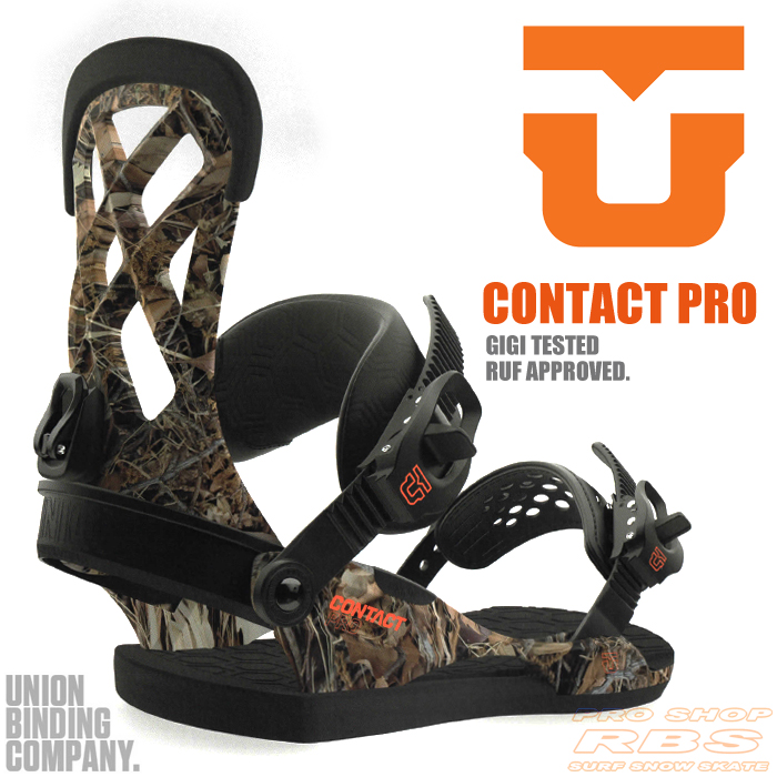 18-19 UNION BINDING CONTACT PRO CAMO ユニオン バインディング スノーボード ビンディング【日本正規品】【予約商品】