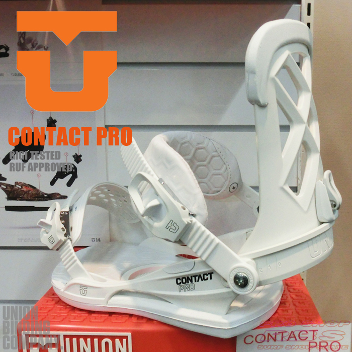 18-19 UNION BINDING CONTACT PRO WHITE ユニオン バインディング スノーボード ビンディング【日本正規品】【予約商品】