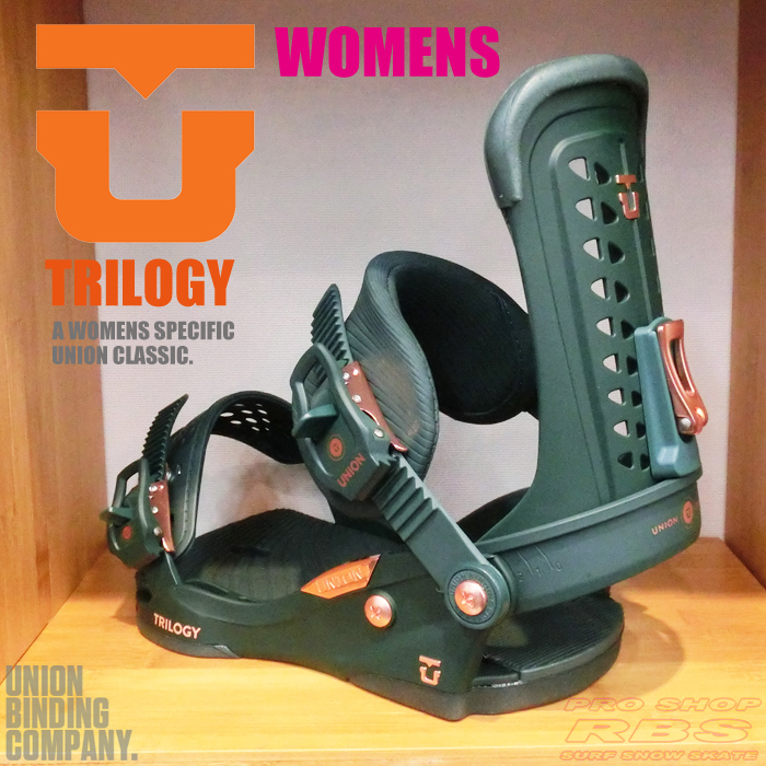 18-19 UNION BINDING TRILOGY GREEN ユニオン バインディング スノーボード ビンディング【日本正規品】【予約商品】