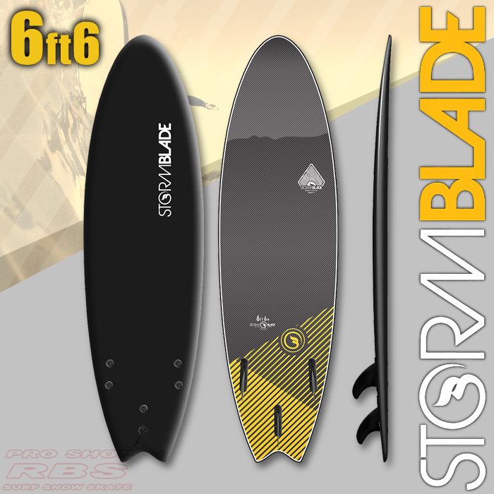 STORMBLADE 6'6 SWALLOW TAIL BLACK/BLACK 日本正規品