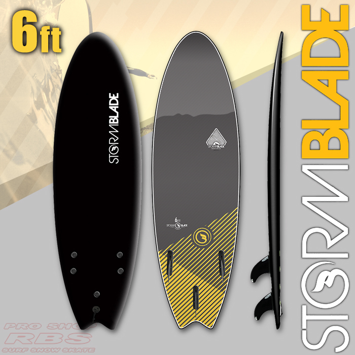 STORMBLADE 6 SWALLOW TAIL BLACK/BLACK 日本正規品