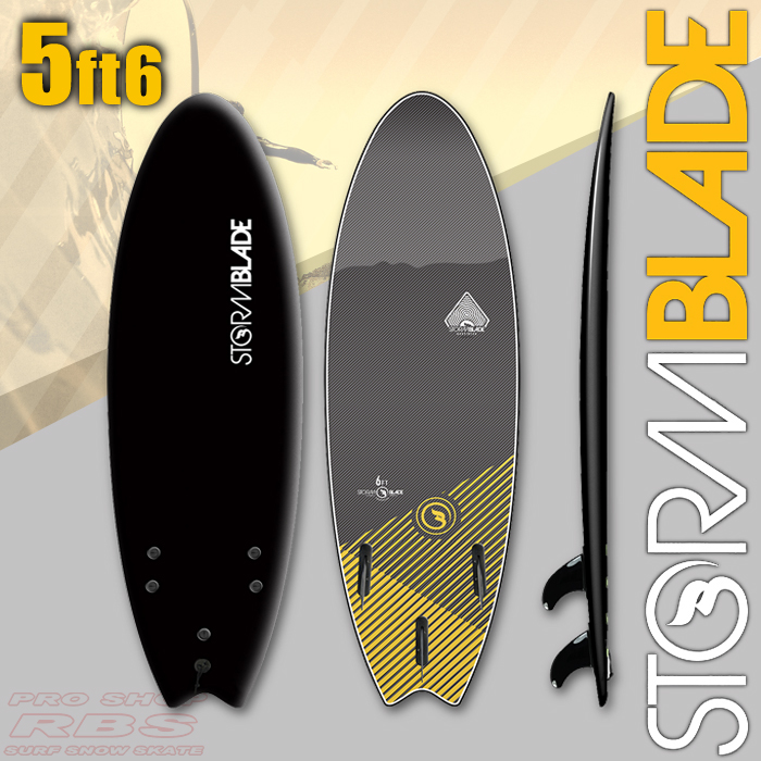 STORMBLADE 5'6 SWALLOW TAIL BLACK/BLACK 日本正規品