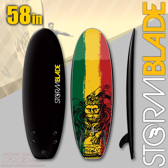 STORMBLADE 58in MINI BOARD BLACK/RASTA 日本正規品