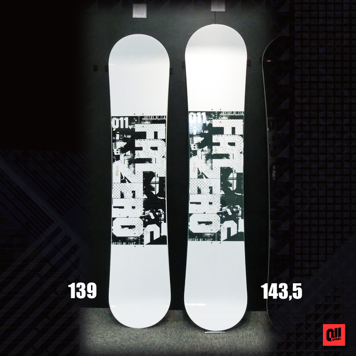 16-17 NEWモデル 011 artistic FAT ZERO ファットゼロ 139/143.5 【ゼロワンワン アーティスティック 】【送料無料・チューンナップ無料】【日本正規品】