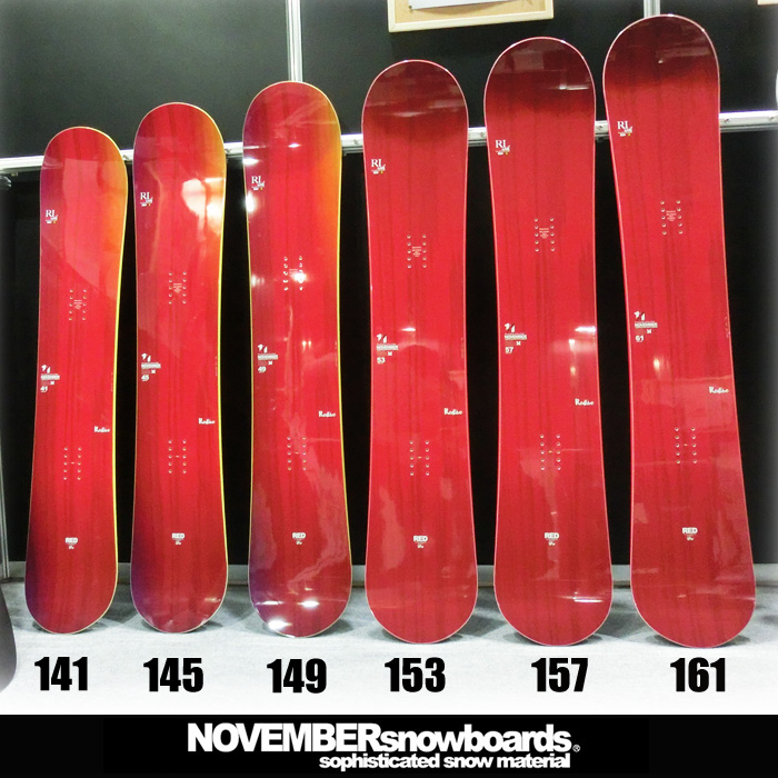 16-17 NOVEMBER ノーベンバー REDLIVE 【ノーベンバー レッドライブ】【スノーボード ボード 16-17】【送料無料・チューンナップ無料】【日本正規品】