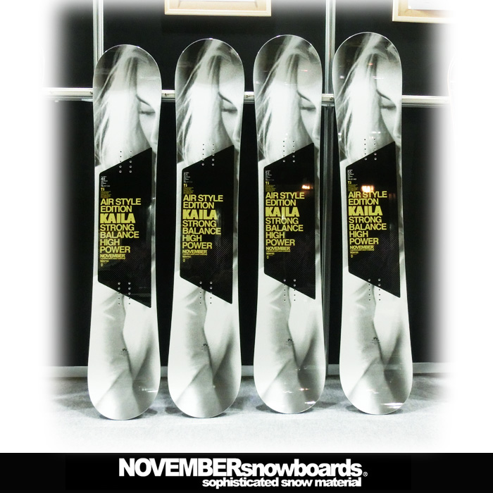 16-17 NEWモデル NOVEMBER ノーベンバー  KAILA カイラ 148-155 【ノベンバー スノーボード 16-17】【送料無料・チューンナップ無料】【日本正規品】