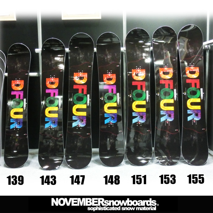 16-17 NEWMODEL ノーベンバー NOVEMBER D FOUR ディーフォー D4 139-155 【送料無料・チューンナップ無料】【スノーボード ノベンバー 16-17】【日本正規品】