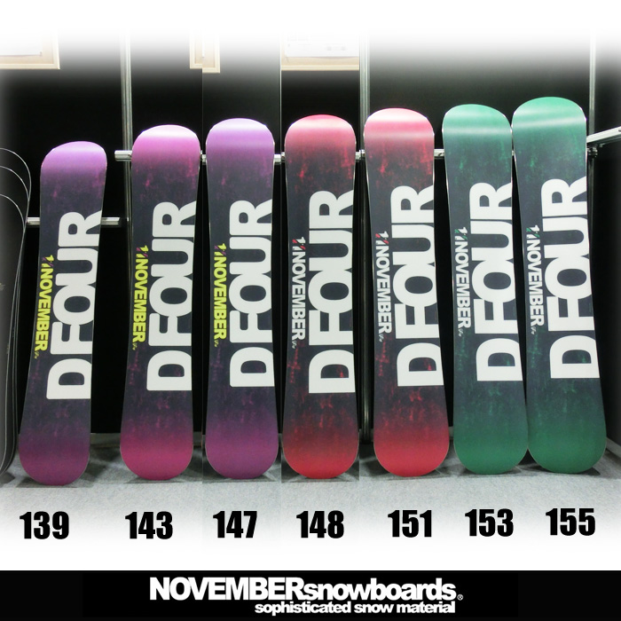 16-17 NEWMODEL ノーベンバー NOVEMBER D FOUR ディーフォー D4 139-155 【送料無料・チューンナップ無料】【スノーボード ノベンバー 16-17】【日本正規品】