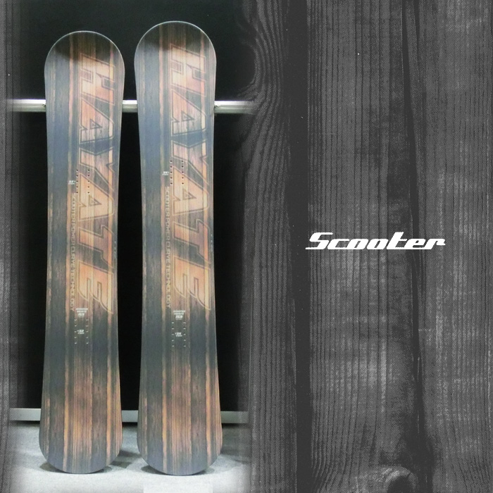 16-17 NEWモデル  SCOOTER HAYATE ハヤテ 155/159 【スクーター スノーボード 16-17 】【送料無料・チューンナップ無料】【日本正規品】【予約商品】