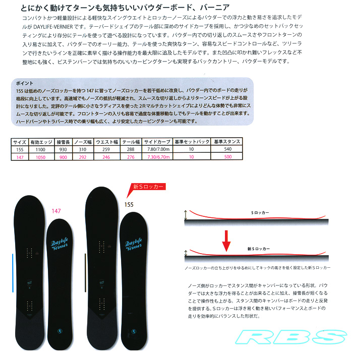 17-18 NEWモデル SCOOTER DAYLIFE-VERNIER デイライフバーニア 147/155 【スクーター スノーボード 17-18 】【送料無料・チューンナップ無料】【日本正規品】