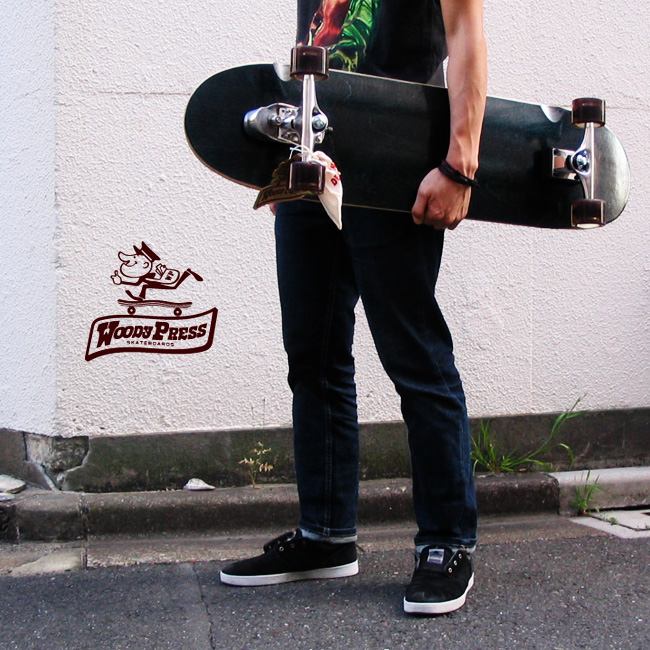 WOODY PRESS 36インチ カラー BLUE 【ウッディプレス】【ロング スケートボード】【日本正規品 サーフ スケート】【サーフィン オフトレ】