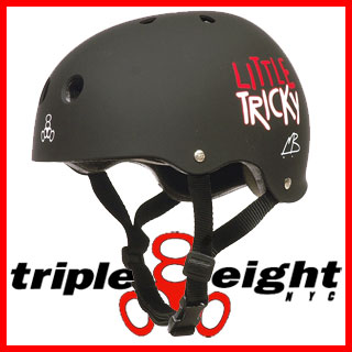 トリプルエイト ヘルメット リトルトリッキー ジュニア用 TRIPLE8 HELMET LITTLE TRICKY カラー ブラック 【子供用プロテクター】【日本正規品】