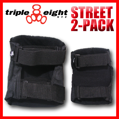 TRIPLE EIGHT ストリート2パック エルボー&ニーパッド セット【トリプルエイト トリプル8】【スケートボード プロテクター TRIPLE8】【日本正規品】