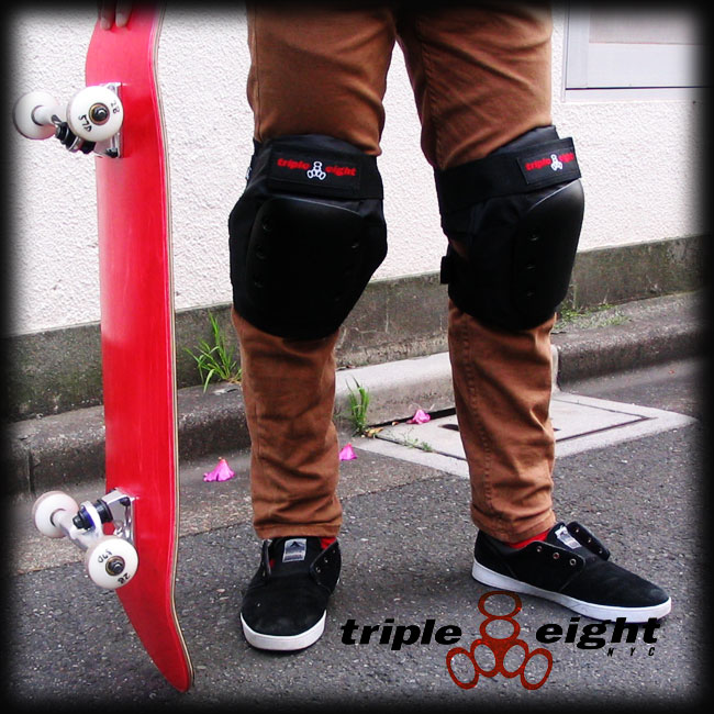 スケートボード　プロテクター トリプルエイト KPPRO ニーパッド【TRIPLE EIGHT KPPRO KNEE PADS】 【日本正規品】