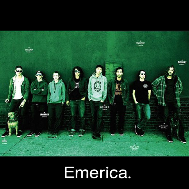 エメリカ 【EMERICA】THE ROMERO LACED レースド BLACK/BLACK GUM 【スケート シューズ 靴 スニーカー】【日本正規品】