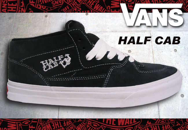 VANS HALF CAB カラー NAVY 【バンズ スケート ハーフキャブ スケシュー】【スケートシューズ 日本正規品】