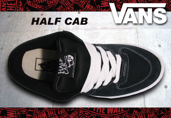 VANS HALF CAB カラー NAVY 【バンズ スケート ハーフキャブ スケシュー】【スケートシューズ 日本正規品】