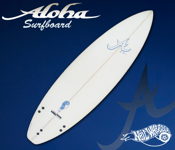 ALOHA SURF BOARD アロハサーフボード ショートボード NEIL WHEELER 6'1 【サーフィン サーフボード】
