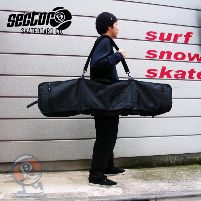 セクター9 SECTOR9 スケートバッグ THE FIELD TRAVEL BAG/BLACK【日本正規品】