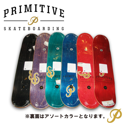PRIMITIVE SKATEBOARDING 【プリミティブ】 Paul Rodriguez Gold EAGLE DECK　7.75/8.0/8.125/8.25【スケートボード デッキ 正規品】