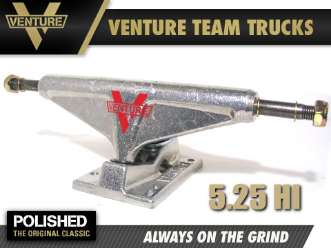 VENTURE トラック ORIGINAL CLASSIC HI 5.2 POLISHED 【ベンチャー トラックハイ 5.25】【スケートボード スケボー】【日本正規品】