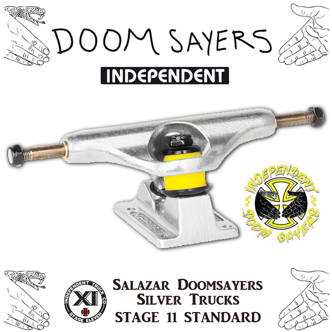 INDEPENDENT トラック STAGE11 139/149 SALAZAR DOOM SAYERS 【サラザー ドゥームセイヤーズ インデペンデント】【 ステージ11 139/149】【スケートボード トラック】【日本正規品】