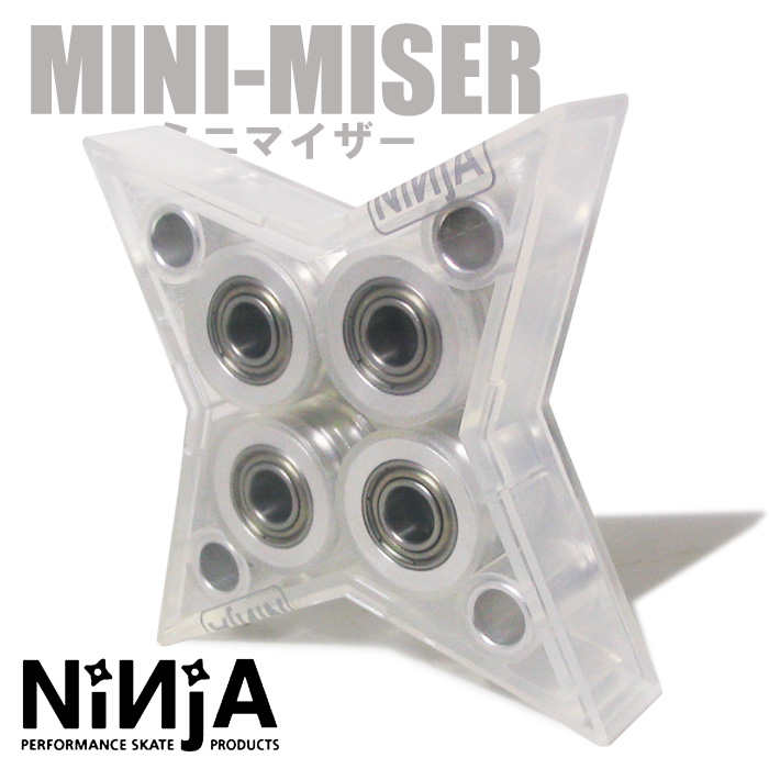 NINJA ベアリング 　MINI-MISER 【ニンジャ】【ミニマイザー】【スケートボード ベアリング】【日本正規品】