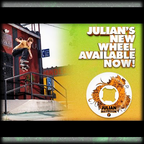 OJ ウィール  (OJ WHEELS) JULIAN DAVIDSON 50mm/101A (スケートボード ウィール) (オージェーウィール) (日本正規品)