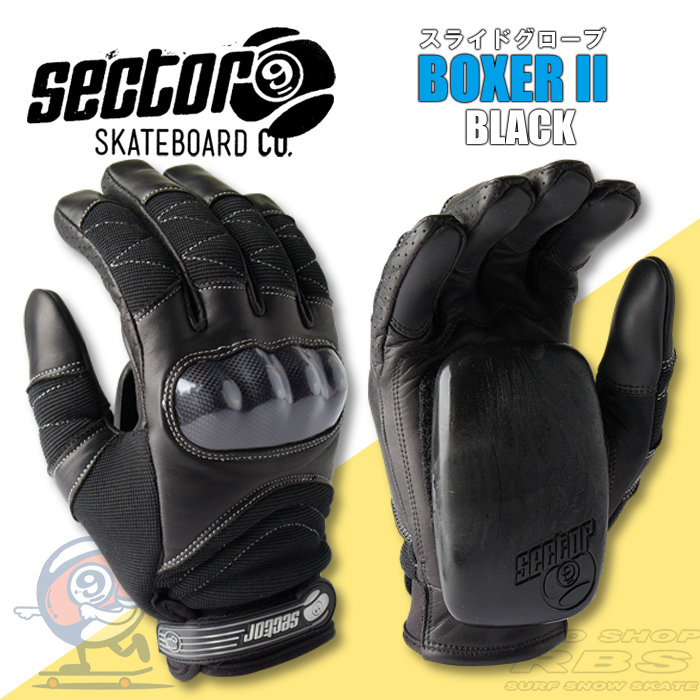 セクター9 SECTOR9 BOXER II GLOVE スライドグローブ BLACK 日本正規品