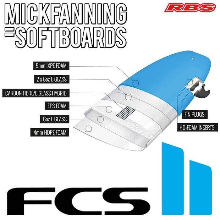 MICKFANNING SOFTBOARDS THE BEASTIE 9’0 日本正規品