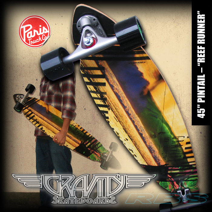 グラビティー GRAVITY SKATEBOARDS PINTAIL 45 【GRAVITY PT-45】【グラビティ ピンテール 45インチ 】【ロンスケ ロング スケートボード】【日本正規品 送料無料】
