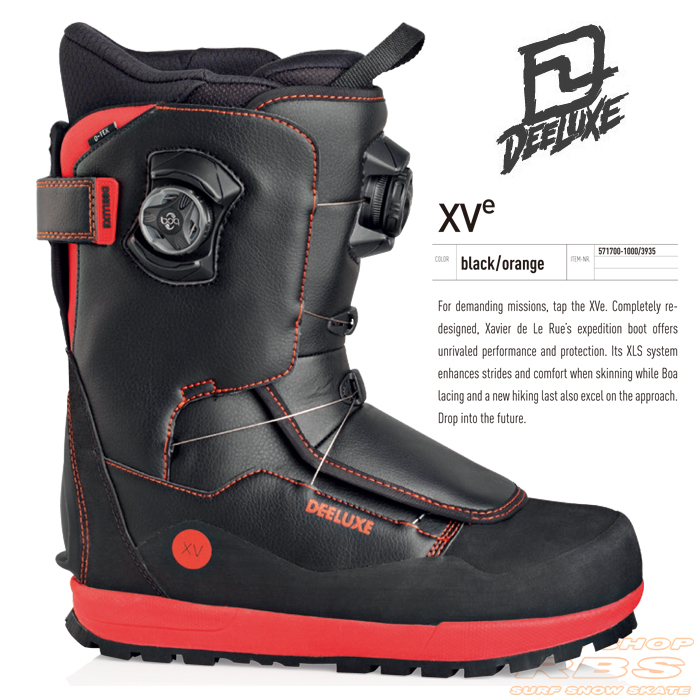 17-18 NEW モデル DEELUXE ディーラックス XVE エックスブイ BLACK ブラック【デーラックス 】【17-18 スノーボード ブーツ】【日本正規品 送料無料】
