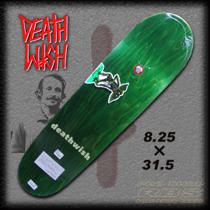 DEATHWISH  デッキ "GRECO THE BLUES"  サイズ 8.25 × 31.5 【デスウィッシュ SKATEBOARD】 【スケボー スケートボード デッキ】【日本正規品】