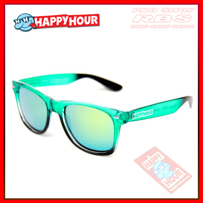 HAPPY HOUR サングラス ハッピーアワー POGUE MAHONES  GREEN BLACK 【スケボー スケートボード】【日本正規品】