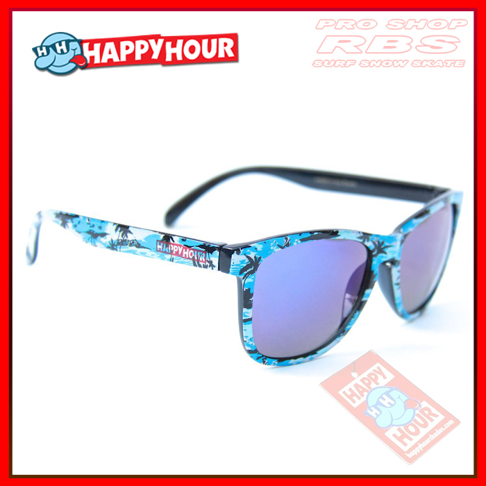 HAPPY HOUR サングラス ハッピーアワー EMERICAxHAPPY HOUR  BLACK TROPICAL 【スケボー スケートボード】【日本正規品】