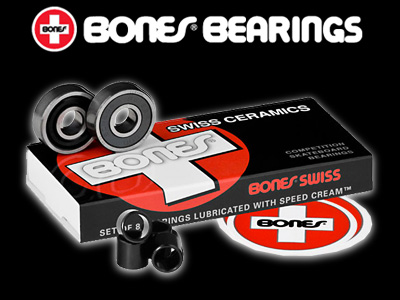 BONES ベアリング SWISS CERAMIC【ボーンズ ベアリング】【スイスセラミック】【スケートボード】【日本正規品】