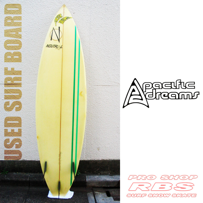 PACIFIC DREAMS サーフボード 6'2  1/2【サーフィン サーフボード 中古】【価格応談商品】