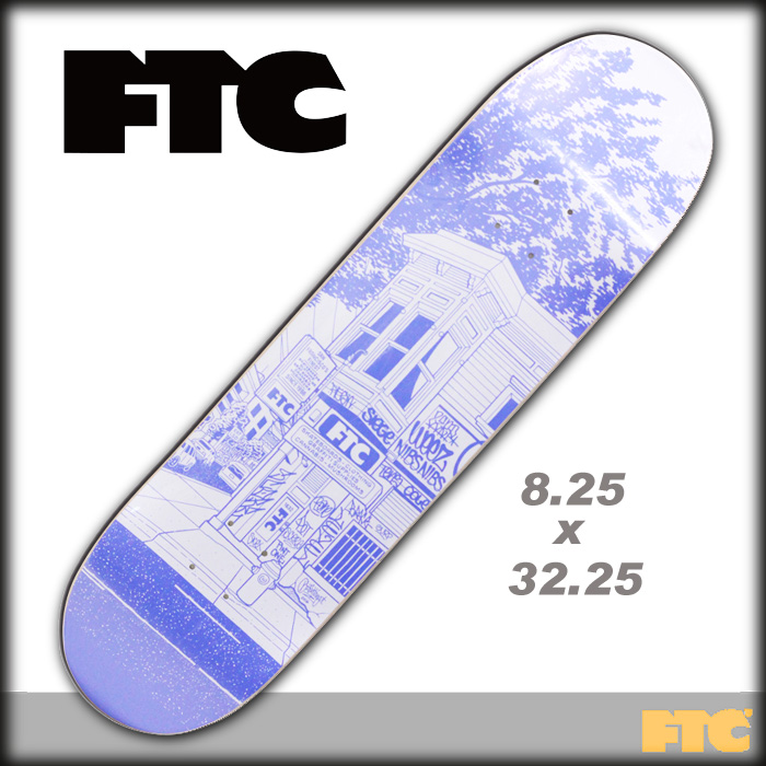 FTC スケートデッキ FTC THE SHOP DECK サイズ 8.25 x 32.25 【スケートボード デッキ 】【日本正規品】