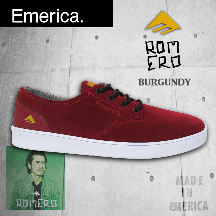 EMERICA エメリカ ROMERO LACED BURGUNDY レースド バーガンディー 【日本正規品】