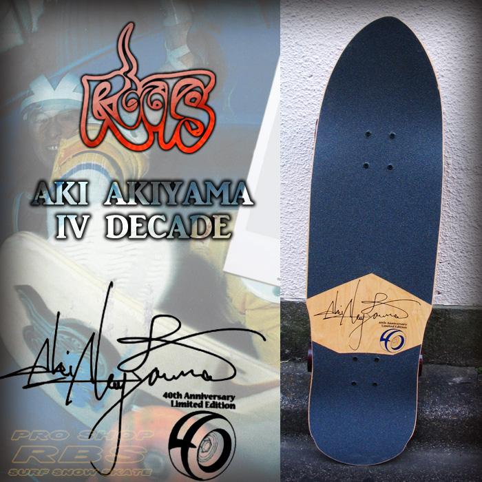 ROOTS ルーツ AKI AKIYAMA 4 DECADES RED 9.125 x 33 コンプリート モデル 【日本正規品】【即納】